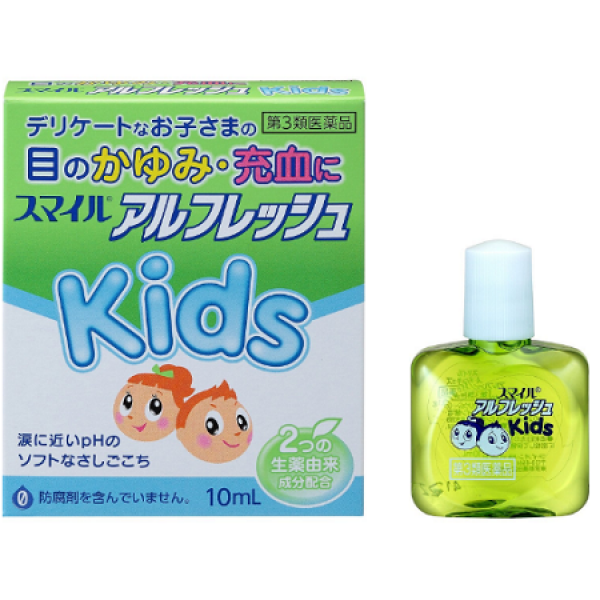 Японские капли Lion Smile All Fresh Kids для детей от проблем с глазами
